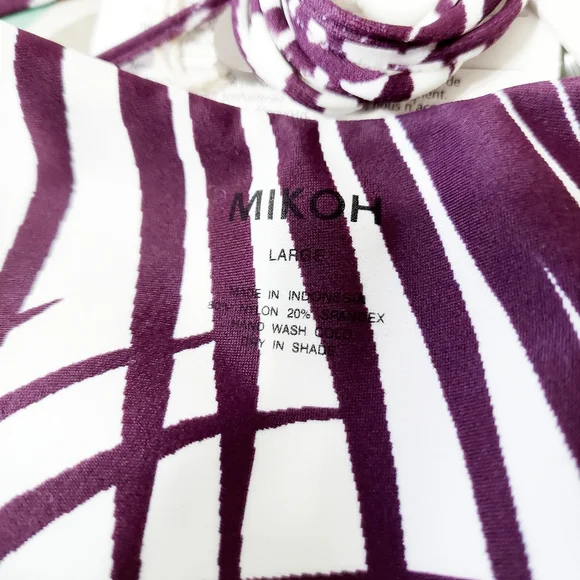 Mikoh Africa" Palm Leaf Print Swimsuit- - Picture 6 of 14